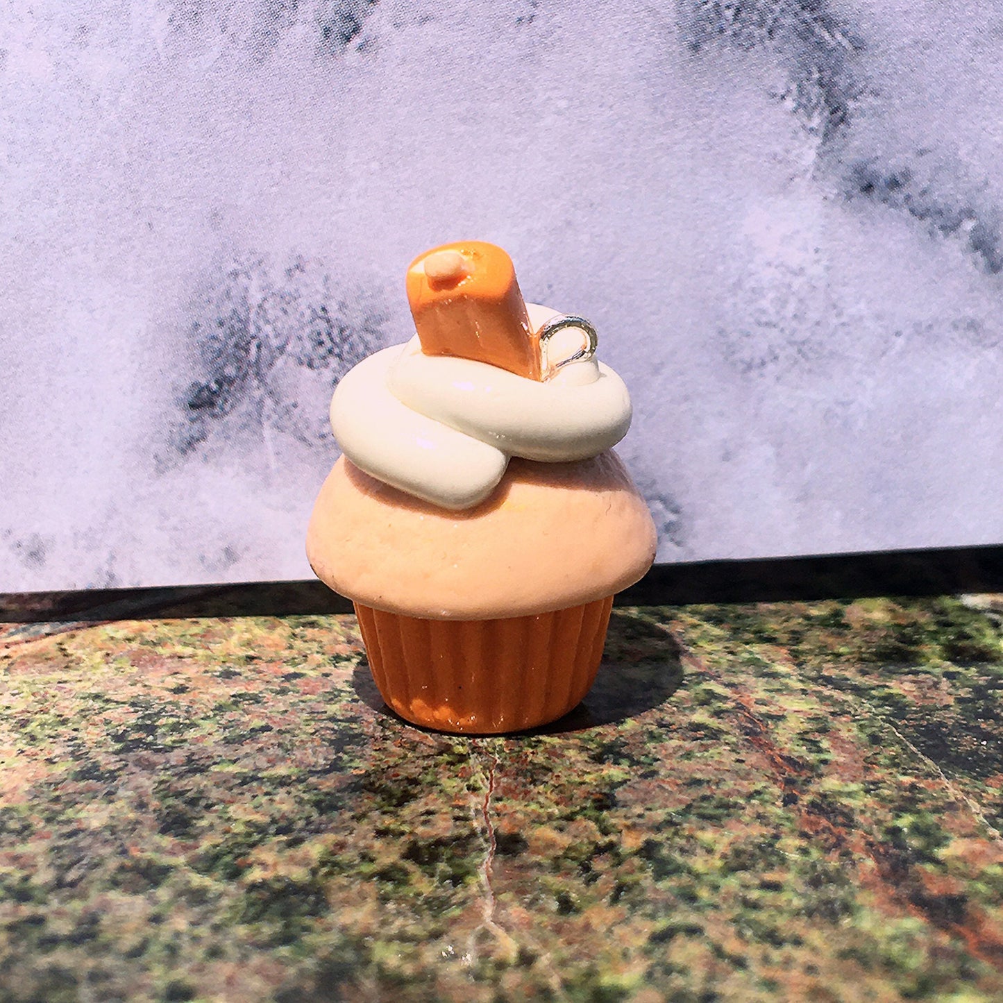 Orange Creamsicle Cupcake Charm