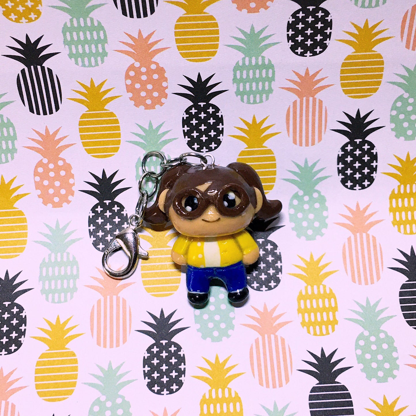Custom Chibi Polymer Clay Charm