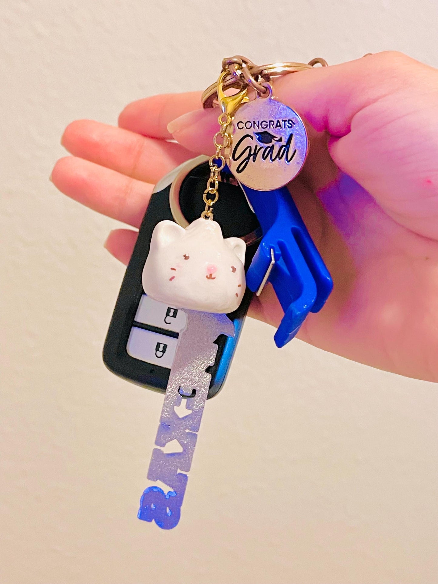 Polymer Clay Cat Dumpling Charm