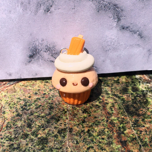 Orange Creamsicle Cupcake Charm