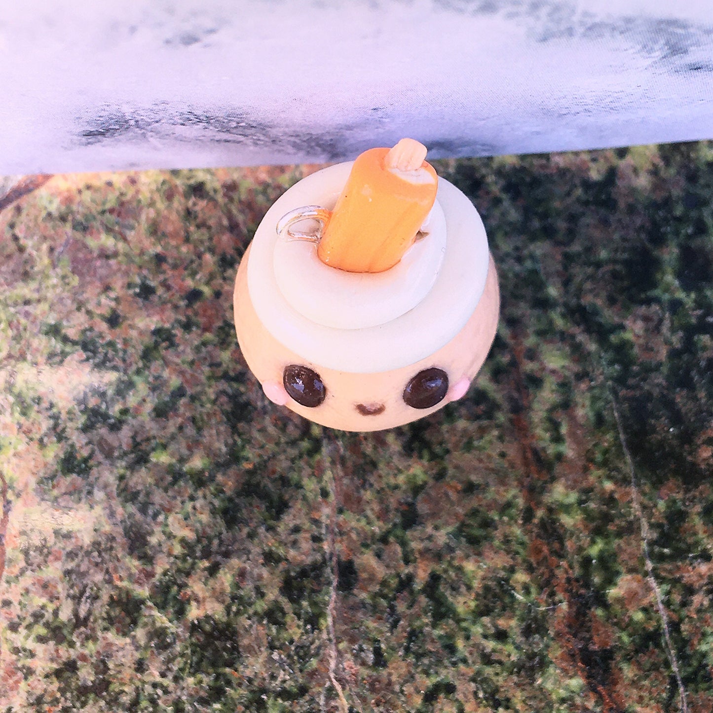 Orange Creamsicle Cupcake Charm