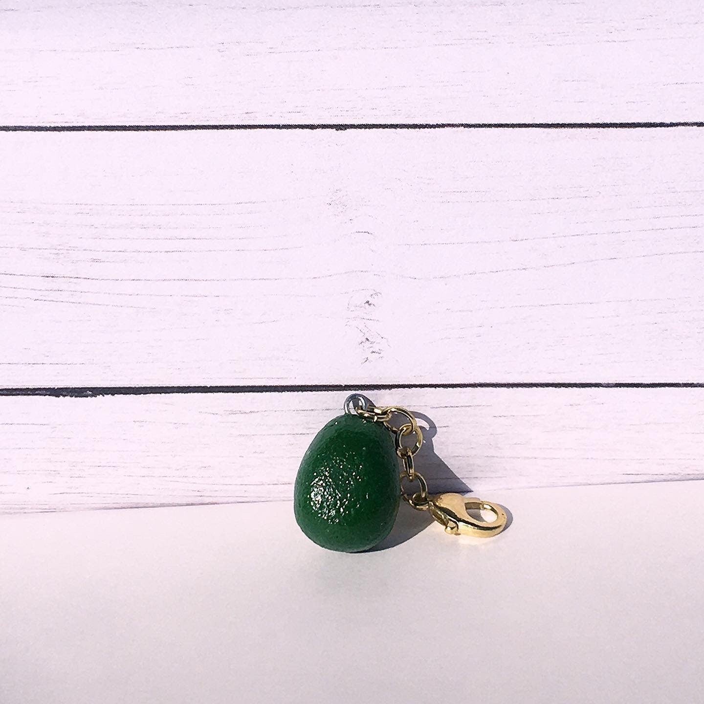 Avocado Polymer Clay Charm