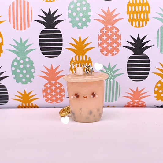 Boba Tea Polymer Clay Charm