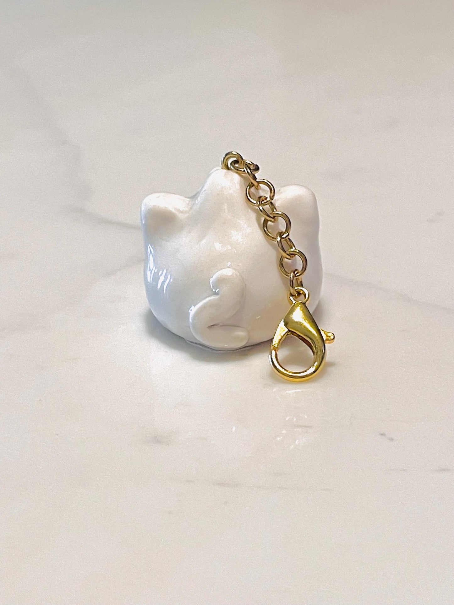 Polymer Clay Cat Dumpling Charm